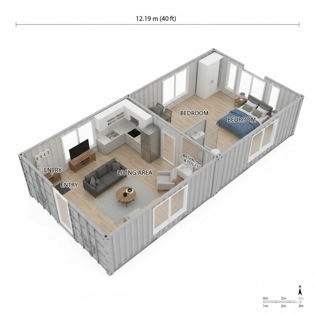 Prefabricated-Container-House-Model-15-2-Combined-Containers